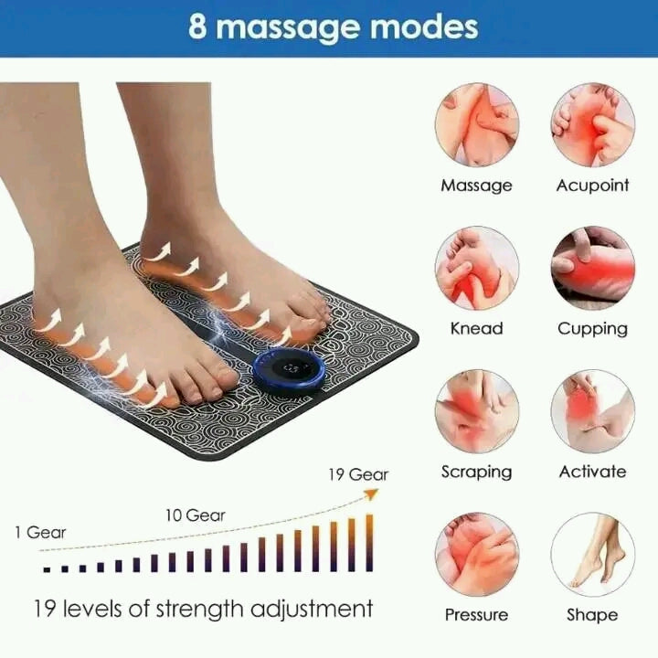 Électro stimulation des pieds
